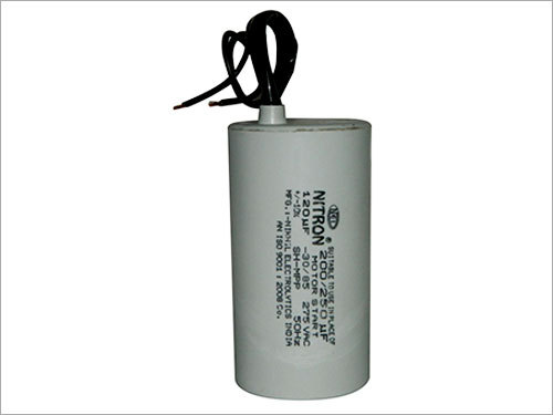 275VAC Motor Start Capacitor - MPP Films, Light Grey, Round Shape | High Performance, Long Life, Self-Healing Effect, Compact Design, 1 Year Warranty