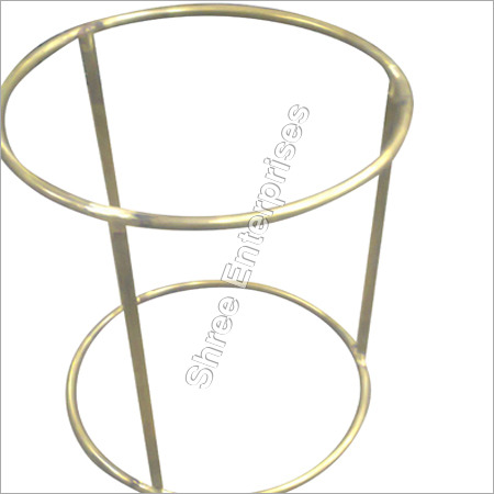 Fabricated Brass Bottle Stand