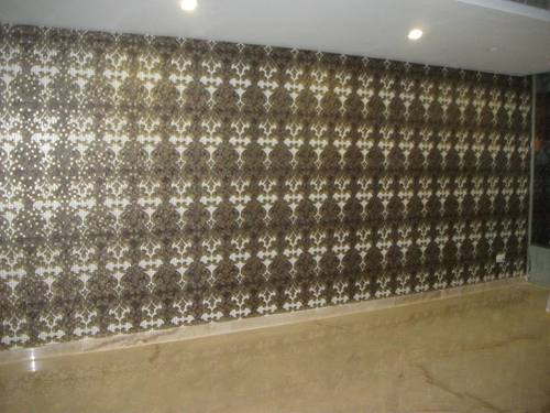 damask wall paper