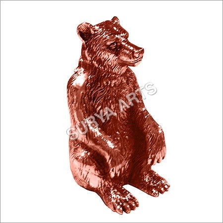 Metal Bear Figurine