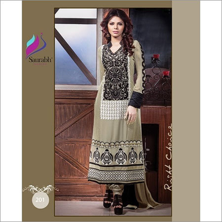 Partywear Georgette Embroidery Salwar Suit