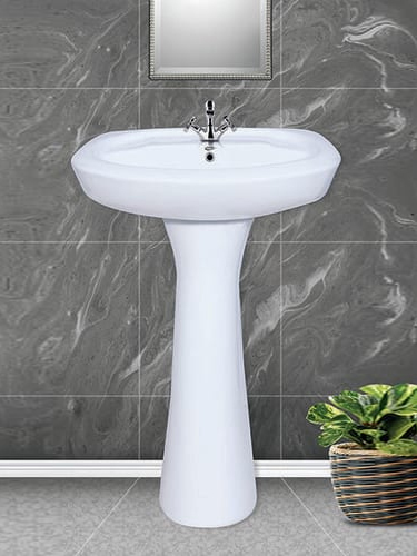 WASH BASIN WITH PEDESTAL WASH BASIN WITH PEDESTAL