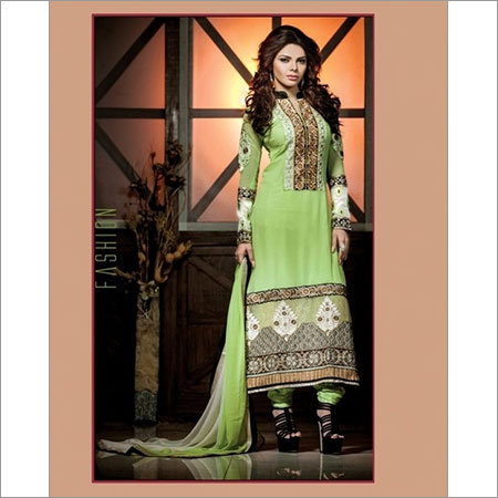 Trendy Green Salwar Designer Suit