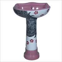 Printed vitrosa wash basin