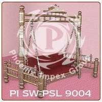 Wedding Fancy Swing - Wood & Metal, Customizable Brown | Elegant Design, Comfortable Seating, Perfect Finish, Durable, Easy Assembly