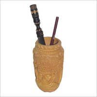 Exclusive Buddha Wooden Pen Stand