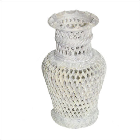 Ceramic Under Cut Stone Flower Vase