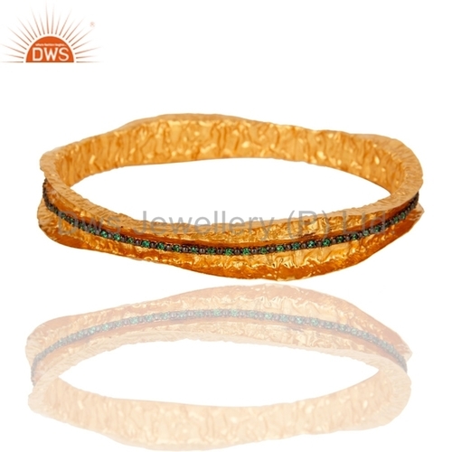 Handmade Gold Plated Fashion Bangle Gender: Women