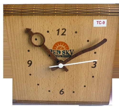 Table Clock (Red Sky)