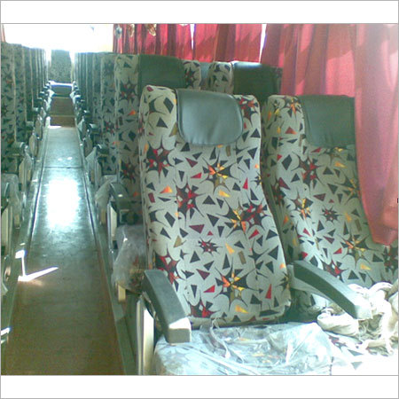 Volvo Type Bus Body - Fabric & Metal, Variable Size, Grey | Passenger Comfort, Durable Design, Reliable Transport, Efficient Seating