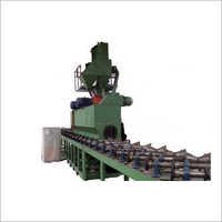 Steel Pipe Shot Blasting Machine - Dimensions 30000x4000x6000mm, 40kw Power, 8 Turbines, Green, Sa2.5 Cleaning Grade, High Efficiency, Durable Design, Precise Cleaning