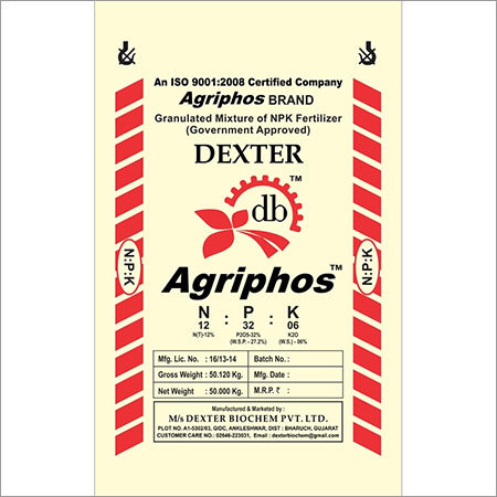 Agriphos Brand Mix NPK 12:32:06 Granular Fertilizer