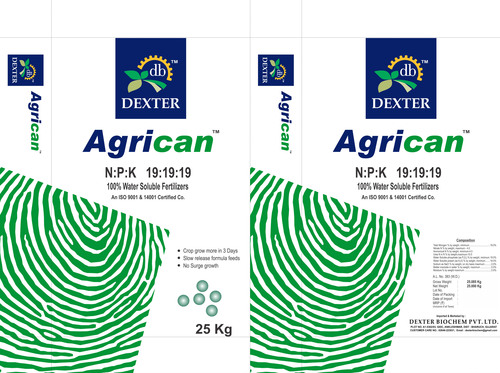 Agrican Brand Water Soluble NPK 19-19-19