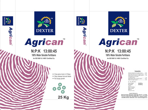 Agrican Brand Water Soluble NPK 13-00-45
