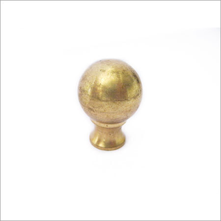 Round Brass Knob