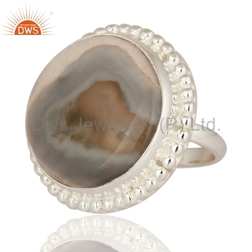 Natural Gemstone 925 Silver Men's Rings