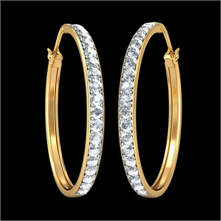 Round Gold Earings