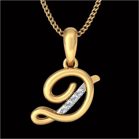 Designer Gold Pendant