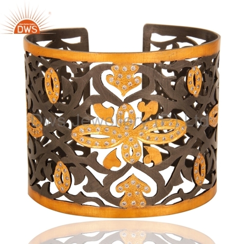 Sterling Silver Wide Cuff Bracelets