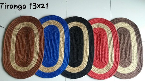 Cotton Door Mats - Color: Multicolour