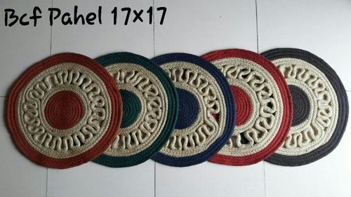 Multicolour Round Door Mats