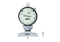 Dial Depth Gauge - Stainless Steel, 10-50 Mm Width | Industrial Use For Laboratory Applications, Silver Finish