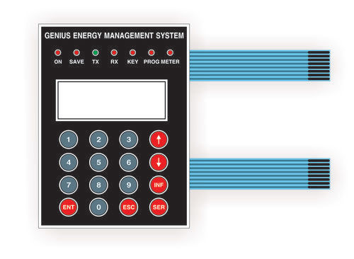 Energy Management System Membrane Keypads