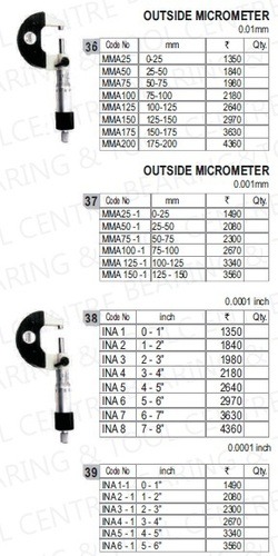 Special External Micrometers