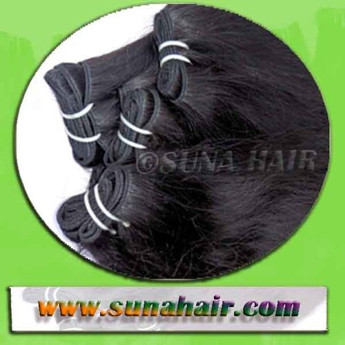 Machine weft original quality feeling remy hair ex