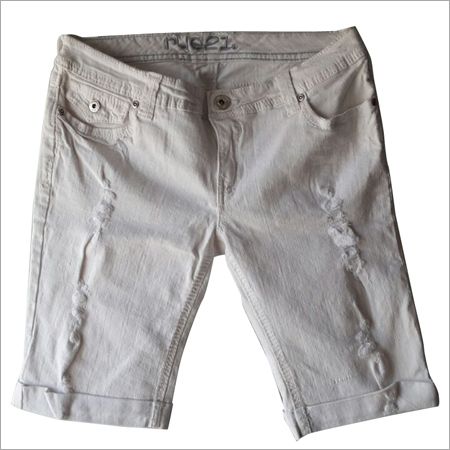 White Jeans Shorts