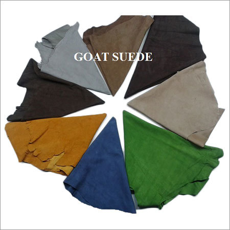 Multi Colored Goat Suede Leather