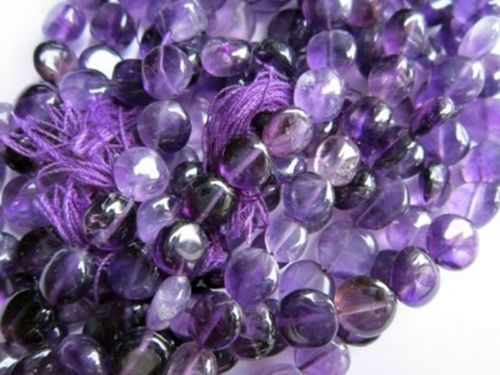 Purple Amethyst Round Beads