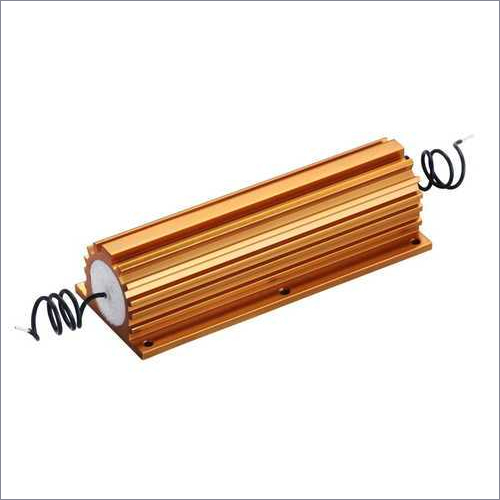 Resistenza Di Potenza 25W Filo Avvolto – Alluminio Dorato – 0,1 Ohm A 10K Ohm (±5%)
