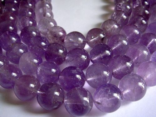 13 Inch Brazil Amethyst 2.5mm-3mm Round Beads Gemstone Size: 2.5-3 Mm