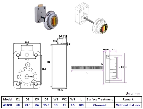 Combination Dial Lock