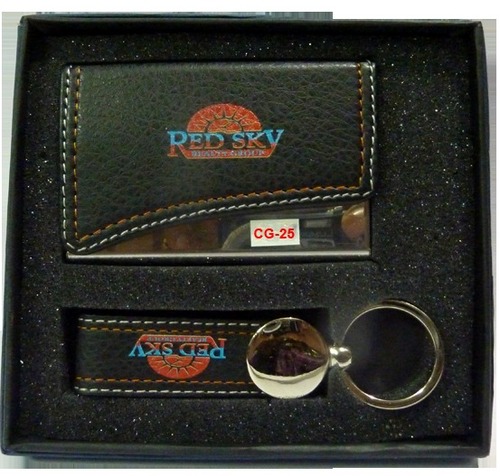 2 Pcs Gift Set a  Red Skya   Col Print