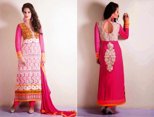 Long Straight Designer Suit
