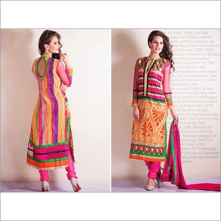 Designer Long Straight Suit