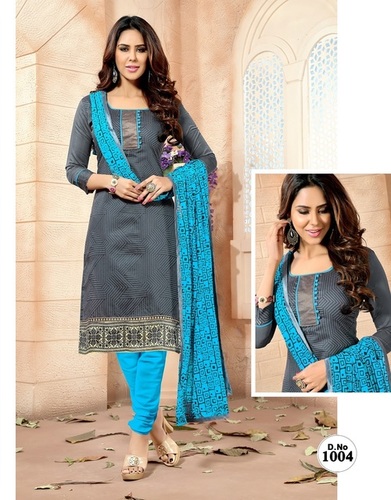 Salwar Kameez Chanderi Suit