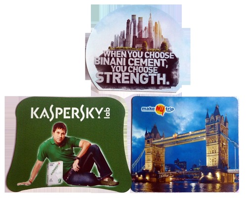 Rubber Mouse Pad a  Make My Trip.Com, Kaspersky, When You Choose...a  