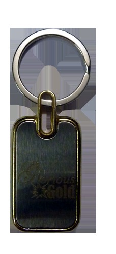 a Glorious Golda Metal Keychain