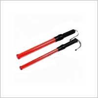 Signal Light Baton - Pvc, 26.5 Cm, 150 X 100 X 100 Mm | Lightweight, Rubber Gripped Handle, Resistant To Breakage, Longer Functional Life