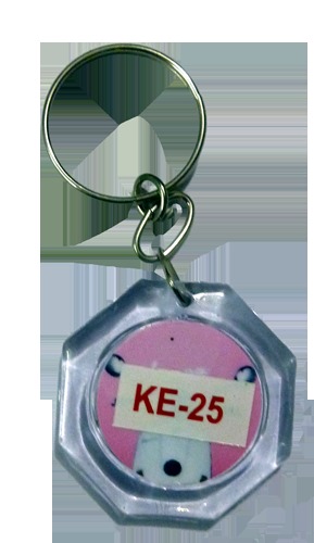 a  Vespaa   Plastic Digital Photo Keyring