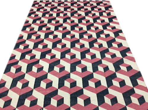 Cotton Geometrical Punja Rug Cotton Geometrical Punja Rug