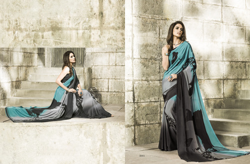 Crape Saree