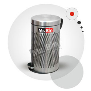 SS Perforated Pedal Dustbin