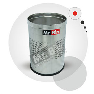 SS Half Perforated Dustbin