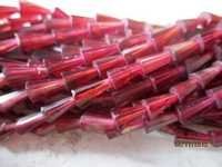 Maroon 13 Inch Garnet Machine Cut Faceted Top Drill Drop Beads Gemstone 