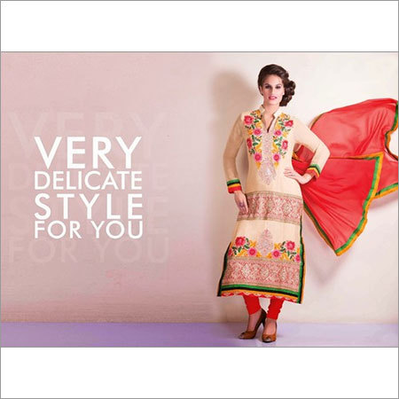 Designer Suit Long Straight