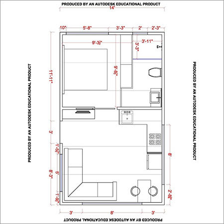 Designer Farm House DiaGram 3 D